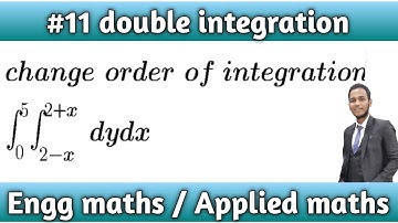 #11 Double Integration : Change Order Of Integration Then Evaluate : Engineering Maths By Vivek lodh