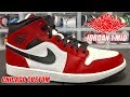 JORDAN 1 MID "CHICAGO" CUSTOM TUTORIAL !!!  (EASY)