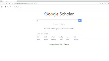 SCC Library in Google Scholar