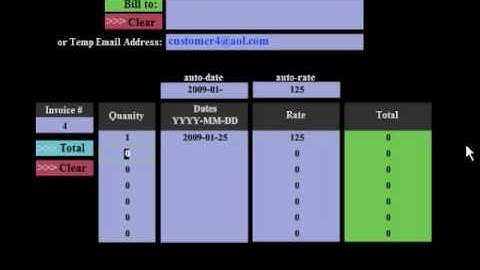 custom e-billing flash application