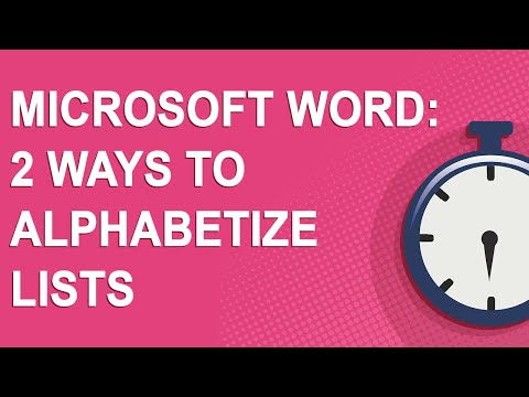 Microsoft Word: 2