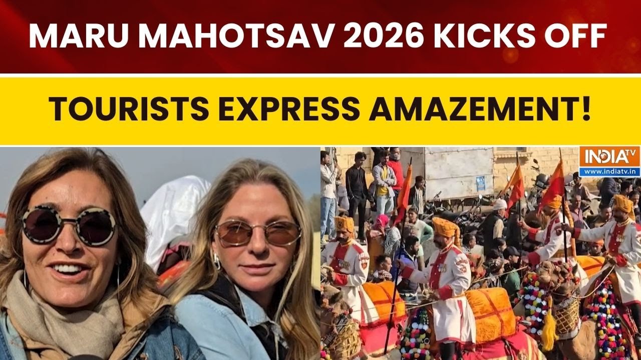 Maru Mahotsav 2026 Begins in Jaisalmer: ‘This Festival Is Amazing,’ Says Brazilian Tourist