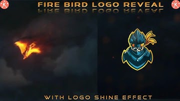 Phoenix Fire Bird Logo Reveal Intro With Logo Shine Effect:Kinemaster|Editing Point
