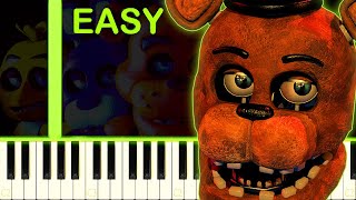 FIVE NIGHTS AT FREDDY'S 2 THEME - EASY Piano Tutorial