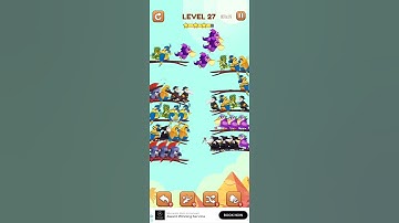BIRD SORT 2 COLOR PUZZLE GAME 🐦 LEVEL 27