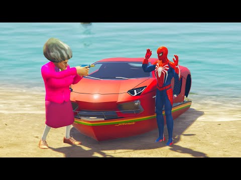 المعلمة الشريرة تسرق السيارة البرمائية الخاصة بسبايدرمان ياترى ماذا سيفعل الأن