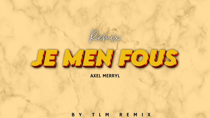 Axel Merryl « je m'en fous » REMIX feat Dj Lion & Dj Emos Djekonmon[ TLM REMIX] #afrohouse  #2025