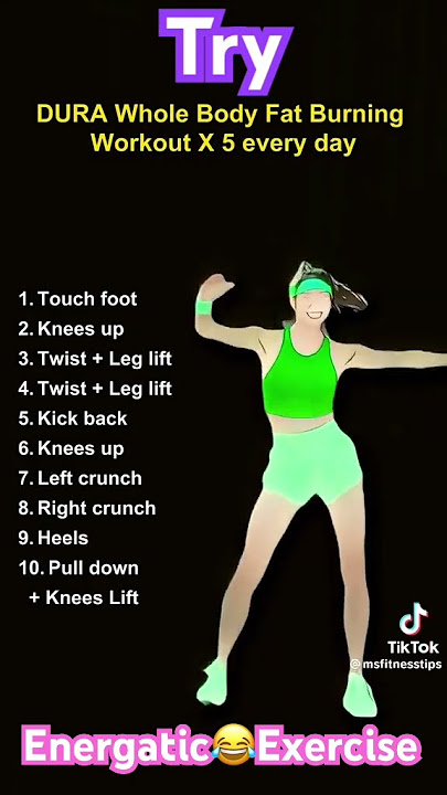 DURA Whole BODY FAT BURNING Workout Everyday || TrY