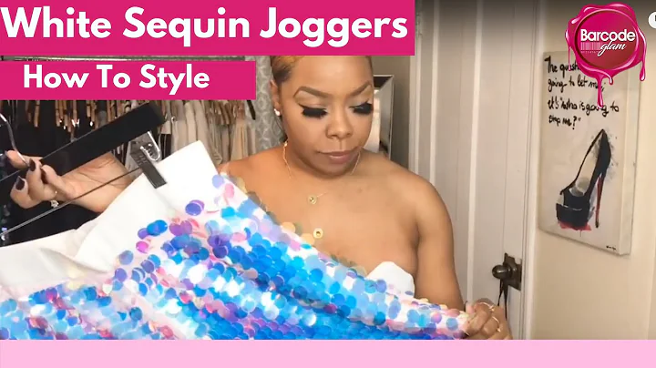 Comment porter des joggeurs à sequins blancs avec élégance