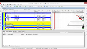 23 Lesson 9 part 2 How to review a primavera time schedule@100OCLOCK