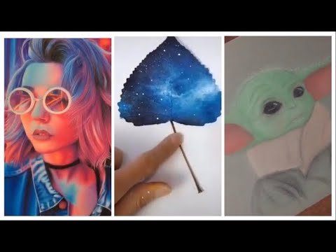 body canvas painting tik tok