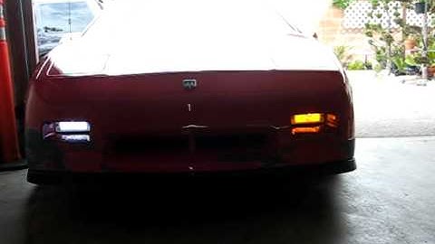 Jess Fiero GT Daytime Running Lights (DRL).avi