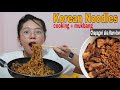 KOREAN NOODLES COOKING + MUKBANG (Chapaguri aka Ram-don from the movie Parasite) | Philippines