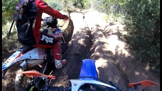 Paseo extremo moto enduro por Confluencia,