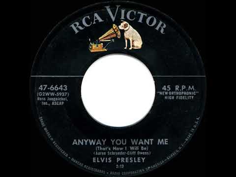 1956 HITS ARCHIVE Anyway You Want Me Elvis Presley