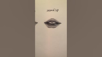drawing lips in different ways✨#shorts #drawing #art #viralvideo #howtodraw