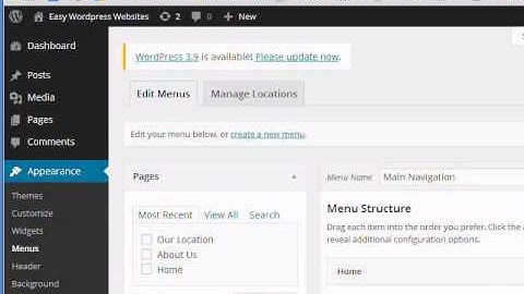 5.  How To Add Pages To A Wordpress Custom Menu
