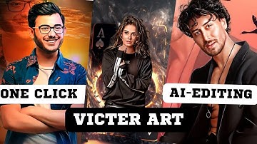 Create Victor Art Image Just One Click | Cartoon Photo Editing in mobile Al Avatar Photo Editing