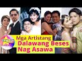 Mga Artistang Dalawang Beses Ikinasal at Nag asawa | Vic Sotto, Sharon Cuneta, Robin Padilla