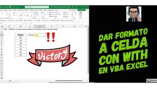 🚨 Aplicar Formatos en una CELDA con VBA Usando WITH 🧰