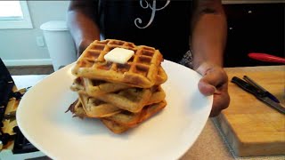 How To Make SWEET POTATO WAFFLES! | Simple, Quick and Easy! | Easy Meals with Chef and More