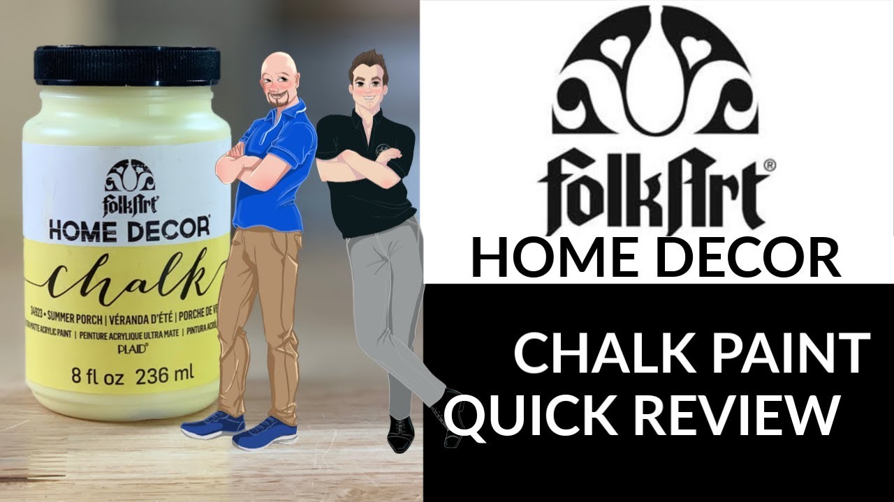 Folkart Home Decor Chalk Review Youtube