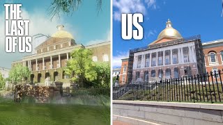 The Last of Us (Boston) - Game vs Real Life Comparison