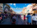 【4K&立体音響】アメリカのディズニーランド園内1周【カリフォルニア】