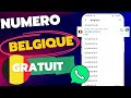 Tuto crer numro belgique 32 gratuit pour whatsapp etc 2023