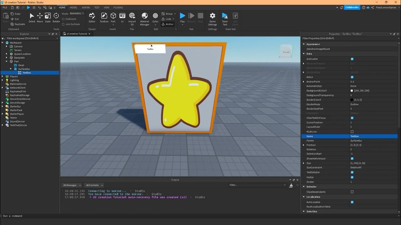 How to add Textbox on a Part - Roblox Studio - YouTube