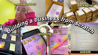 story of the CALENDAR🥲♥️ *MADE A BLUNDER*😨 lost money💰🥲 building a small business from SCRATCH