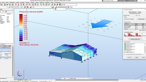 WIND LOAD SIMULATION IN ROBOT STRUCTURAL || AUTOMATIC WIND LOADS IN ROBOT STRUCTURAL ANALYSIS