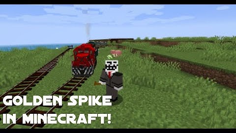 Immersive Railroading Ep. 2 | Golden Spike (Minecraft)
