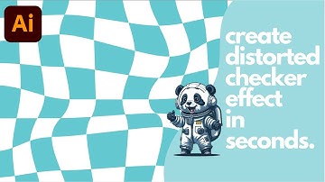 How To Create Distorted Checker Effect On Illustrator