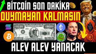 Bi̇tcoi̇n İz Duymayan Kalmasin Alev Alev Yanacak