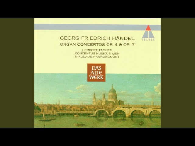 N. Harnoncourt - Handel Organ Concerto No.10 in D minor Op.7 No.4 fr