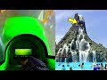 [4K] Volcano Bay - 2 Trap Doors Water Slides POV - Water Slides at the Top of the Volcano