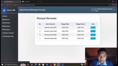 DEMO PROJECT WEBSITE - Sistem Informasi Bimbingan Konseling Siswa
