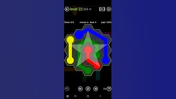 How To Solve Flow Free Hexes Sampler Level 22 5x5 Board Easy Walk Through Solution Walkthrough