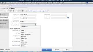 3. Creating Customer Profile in QuickBooks