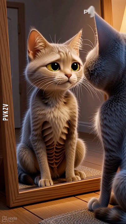 “From Skinny to Strong: The Cat Who Changed Everything 💪🐱” #3danimation #cat #3d #shorts #cat