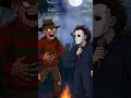 Jason vs Michael Rap Battle Gets OUT OF CONTROL 🔥 #shortvideo #shorts #short #horror #comedy