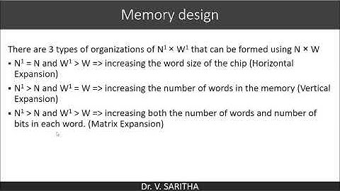 Introduction to Memory Design