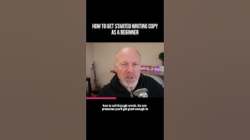 Get clients | How to Get Started Writing Copy as a Beginner PART 8 #shorts