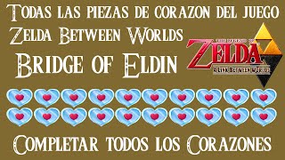 Conseguir Todos los Corazones Zelda A Link Between Worlds, Todas las Piezas de Corazón del Juego