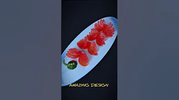 AMAZING FRUIT CUTTING DESIGN WATCH END LIKE AND SUBSCRIBE MY YOUTUBE CHANNEL COMPLETE 1K SUBSCRIBE 