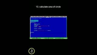 CALCULATE AREA OF CIRCLE || cppm || #bca