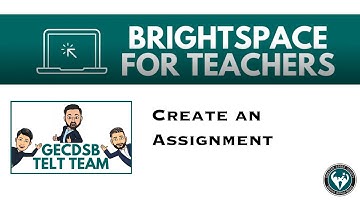 Creating an Assignment In Brightspace