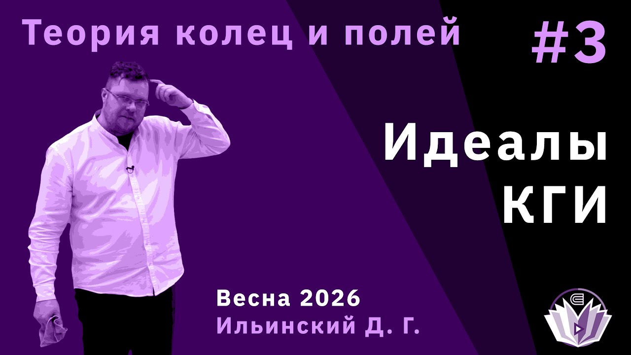 Теория колец и полей (основа) 3. Идеалы. Кольца главных идеалов