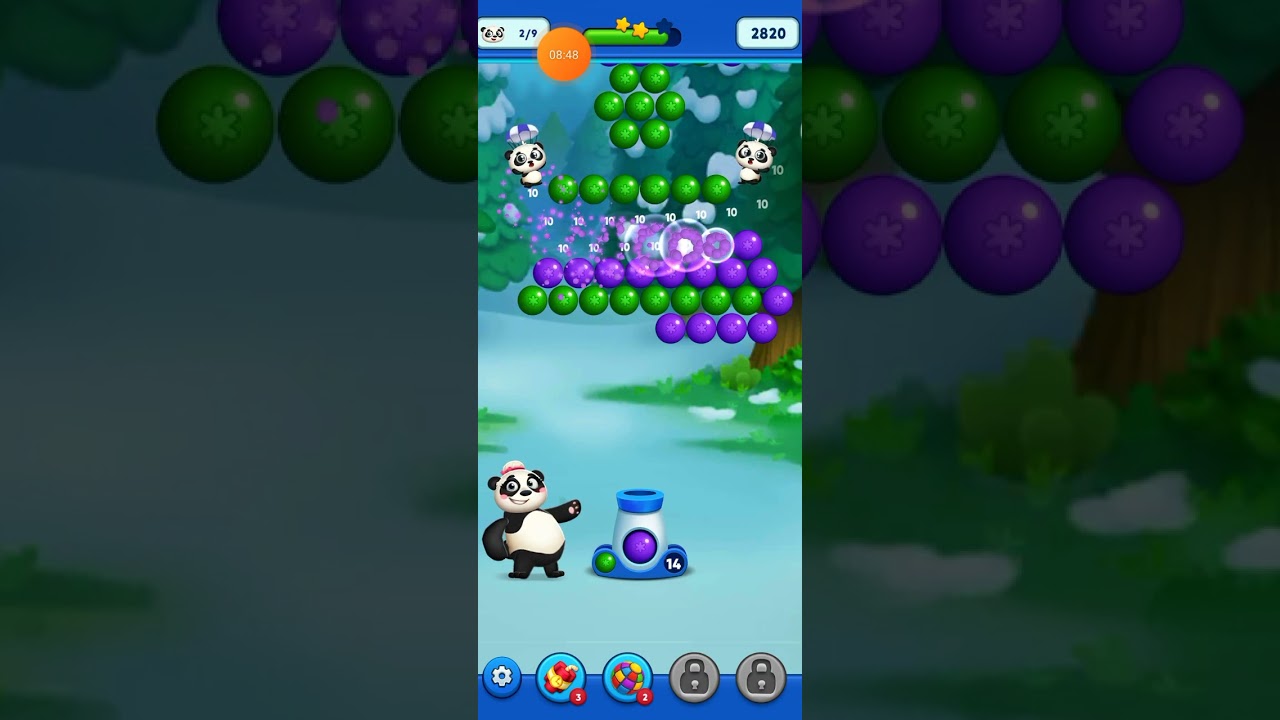 Panda World Bubble Shooter - Gameplay walkthrough